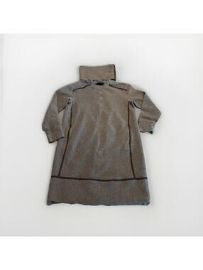 Lululemon Gray On Repeat Removable Cowl Neck Dress Size 10 small stain pics(A8)